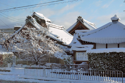 長徳寺の雪景色