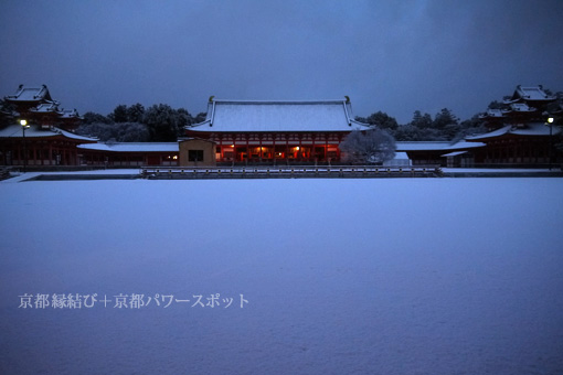 平安神宮の雪景色