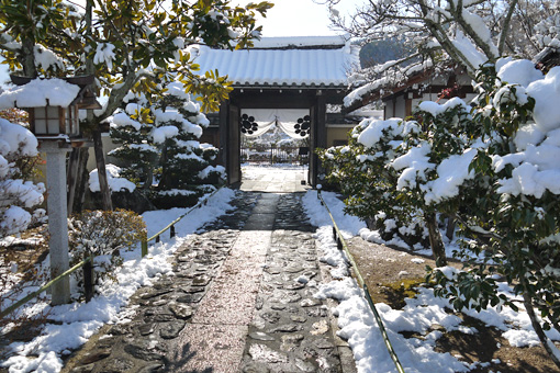 天龍寺弘源寺の雪景色